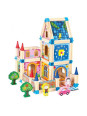 Klocki drewniane Zestaw konstrukcyjny Castelo 128 elementów Klocki drewniane Zestaw konstrukcyjny Castelo 128 elementów