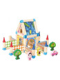 Klocki drewniane Zestaw konstrukcyjny Castelo 128 elementów Klocki drewniane Zestaw konstrukcyjny Castelo 128 elementów
