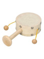 Ręczny bębenek z kulkami natural Ręczny bębenek z kulkami natural