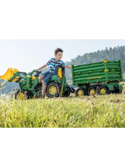 Rolly Toys Przyczepa Wywrotka Rolly Multi John Deere 3 osiowa