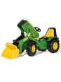 John Deere Traktor na Pedały X-Trac Premium Łyżka Ciche Koła Rolly Toys
