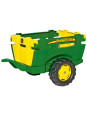 Rolly Toys rollyTrailer Przyczepa Farm JOHN DEERE Otwierane Burty