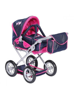 Granatowy wózek dla lalek Ruby Knorr Toys 63133