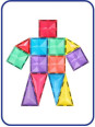 COBLO, magnetyczne klocki konstrukcyjne Basic 8 elem. COBLO, magnetyczne klocki konstrukcyjne Basic 8 elem.