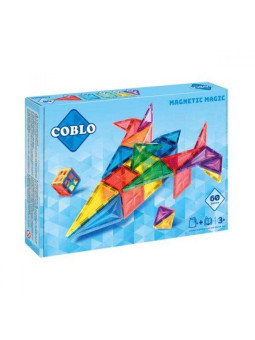 COBLO, magnetyczne klocki konstrukcyjne Basic 60 elem.