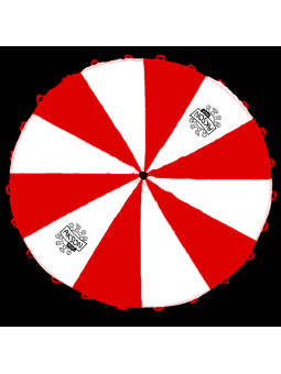 Chusta Animacyjna Biało-Czerwona AKSON 3m