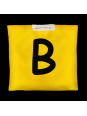 Woreczek gimnastyczny z literką B - szkolny Akson Woreczek gimnastyczny z literką B - szkolny Akson