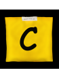 Woreczek gimnastyczny z literką C - szkolny Akson Woreczek gimnastyczny z literką C - szkolny Akson