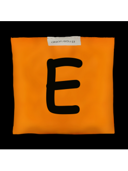 Woreczek gimnastyczny z literką E - szkolny Akson