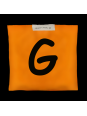 Woreczek gimnastyczny z literką G - szkolny Akson Woreczek gimnastyczny z literką G - szkolny Akson