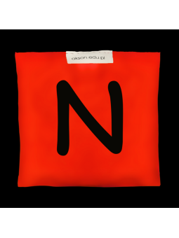 Woreczek gimnastyczny z literką N - szkolny Akson