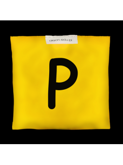 Woreczek gimnastyczny z literką P - szkolny Akson