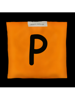 Woreczek gimnastyczny z literką P - szkolny Akson