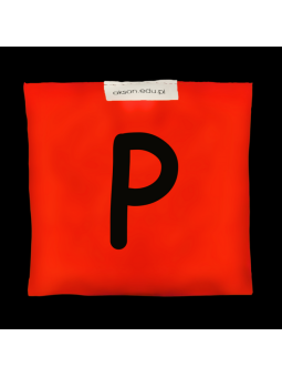 Woreczek gimnastyczny z literką P - szkolny Akson