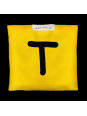Woreczek gimnastyczny z literką T - szkolny Akson Woreczek gimnastyczny z literką T - szkolny Akson