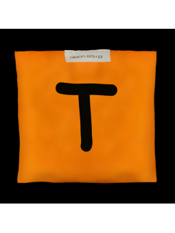 Woreczek gimnastyczny z literką T - szkolny Akson