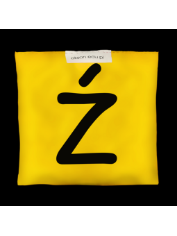 Woreczek gimnastyczny z literką Ź - szkolny Akson