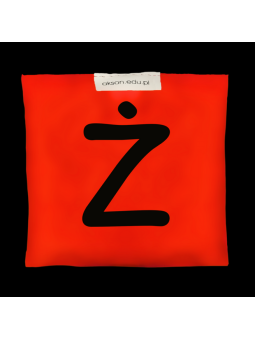 Woreczek gimnastyczny z literką Ż - szkolny Akson