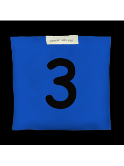 Woreczek gimnastyczny z CYFERKĄ 3 - szkolny Akson