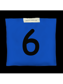 Woreczek gimnastyczny z CYFERKĄ 6 - szkolny Akson