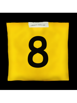 Woreczek gimnastyczny z CYFERKĄ 8 - szkolny Akson