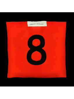 Woreczek gimnastyczny z CYFERKĄ 8 - szkolny Akson