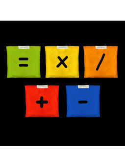 Woreczki gimnastyczne Akson ZESTAW  ZNAKI MATEMATYCZNE