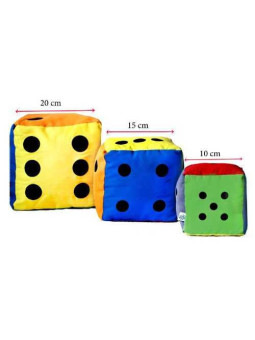 Kostka edukacyjna 15 cm - Kropki