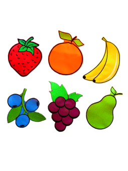 Zestaw edukacyjny Owoce 6 szt. AKSON