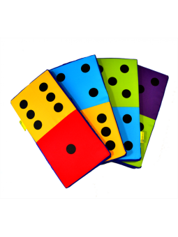 Poduszki zestaw Mega Domino 21 szt. AKSON