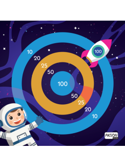 Mata Animacyjna gra RZUT DO CELU tarcza 100 cm