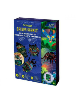 Box Candiy, zestaw kreatywny 3D zdrapka Robaczki