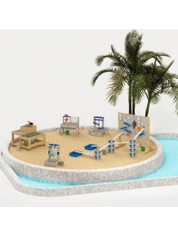 CLASSIC WORLD EDU Stolik Wodny Zestaw Doświadczalny 2w1 do Piasku i Wody