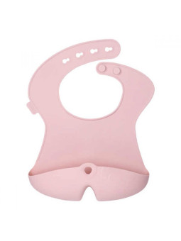 Śliniak z otwartą kieszonką róż, b.box