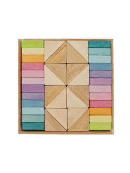 Układanka drewniana w ramce Pastel Duo Grimm’s