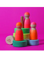 Drewniane figurki Przyjaciele 3 szt. Neon Pink Grimm’s Drewniane figurki Przyjaciele 3 szt. Neon Pink Grimm’s