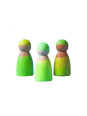 Drewniane figurki Przyjaciele 3 szt. Neon Green Grimm’s Drewniane figurki Przyjaciele 3 szt. Neon Green Grimm’s
