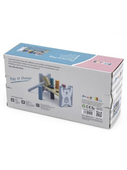 Viga Drewniana Ławeczka Przebijanka Wbijanka z Młotkiem - PolarB Montessori