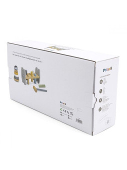 VIGA PolarB Zestaw Drewniana Piramidka + Przebijanka z Młoteczkiem Pingwinek Montessori