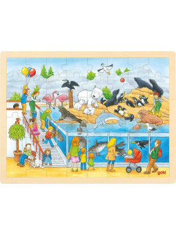 Duże puzzle wizyta w ZOO