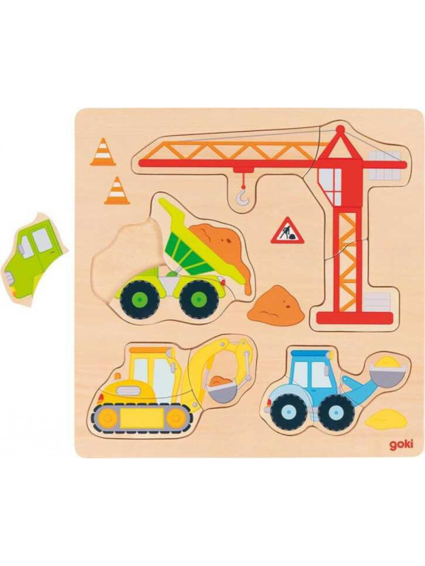 Puzzle Goki pojazdy budowy