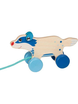 Borsuk Borys na sznureczku