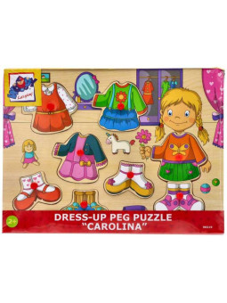 Puzzle przebieranka "Karolinka"