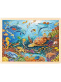 Puzzle drewniane - Rafa Koralowa