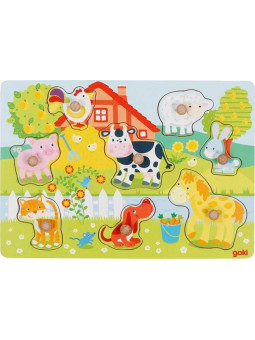 Układanka z uchwytami, wiejskie życie