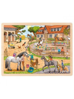 Puzzle Goki 96 elementów Ośrodek Jeździecki
