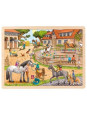 Puzzle Goki 96 elementów Ośrodek Jeździecki Puzzle Goki 96 elementów Ośrodek Jeździecki