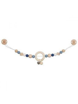 Łańcuszek do wózka niebieski z zapięciami