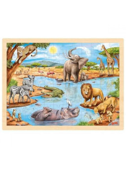 Puzzle Sawanna Afrykańska, 96 elementów