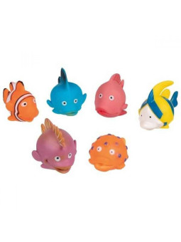 Rybki do kąpieli z dziurką 6 szt.